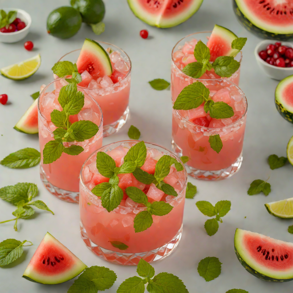 Refreshing Watermelon Mint Cooler