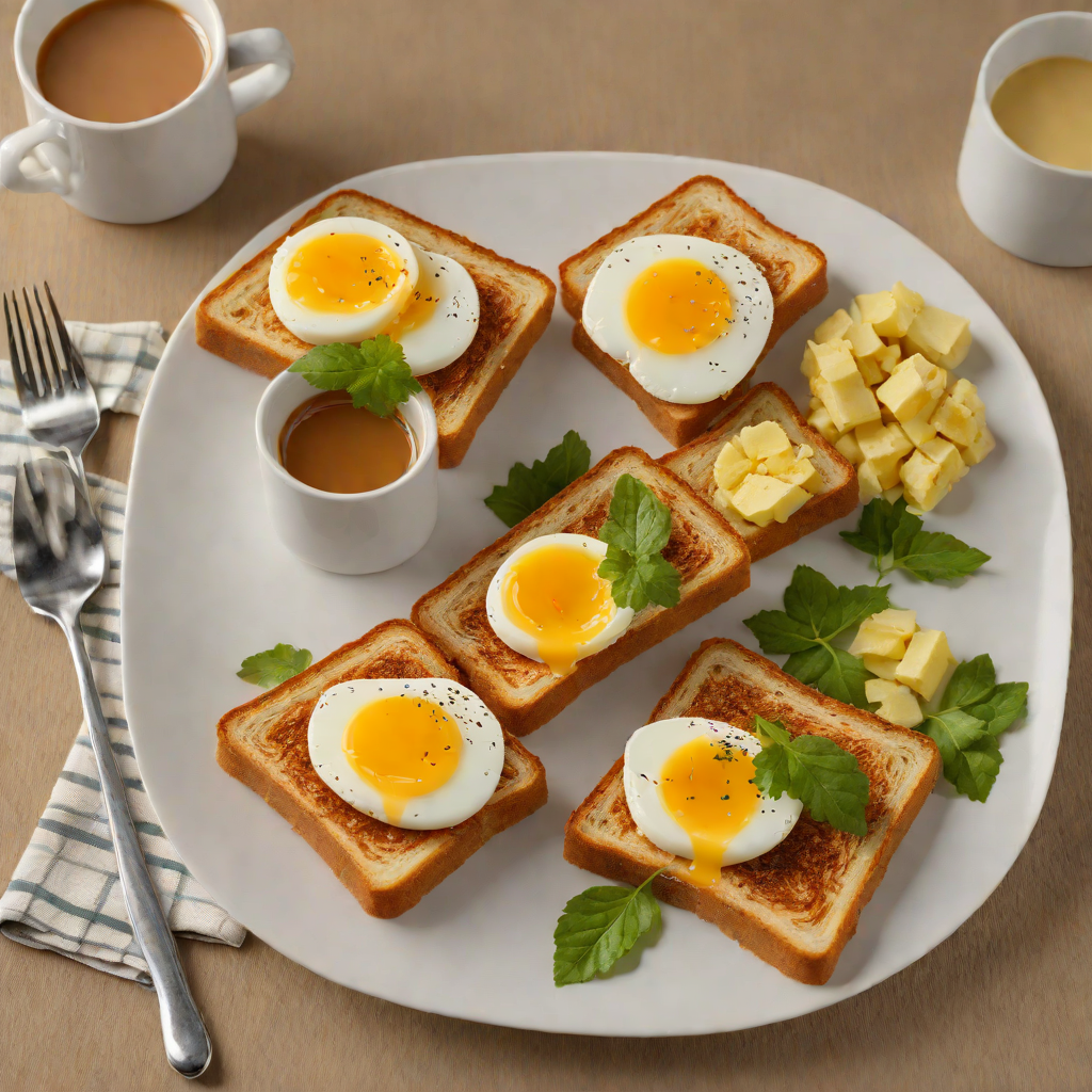 Quick Kopitiam-Style Kaya Toast with Soft-Boiled Eggs