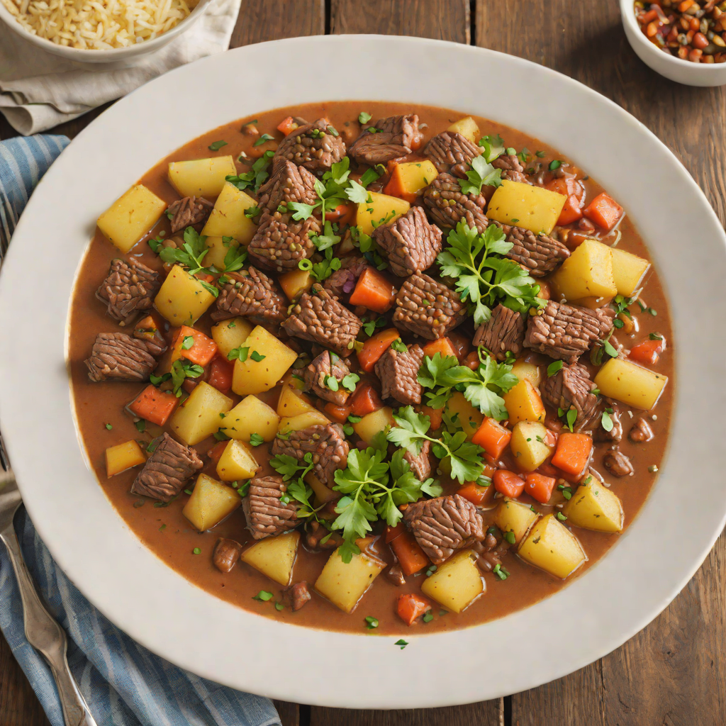 Spiced Kingman Beef and Potato Stew