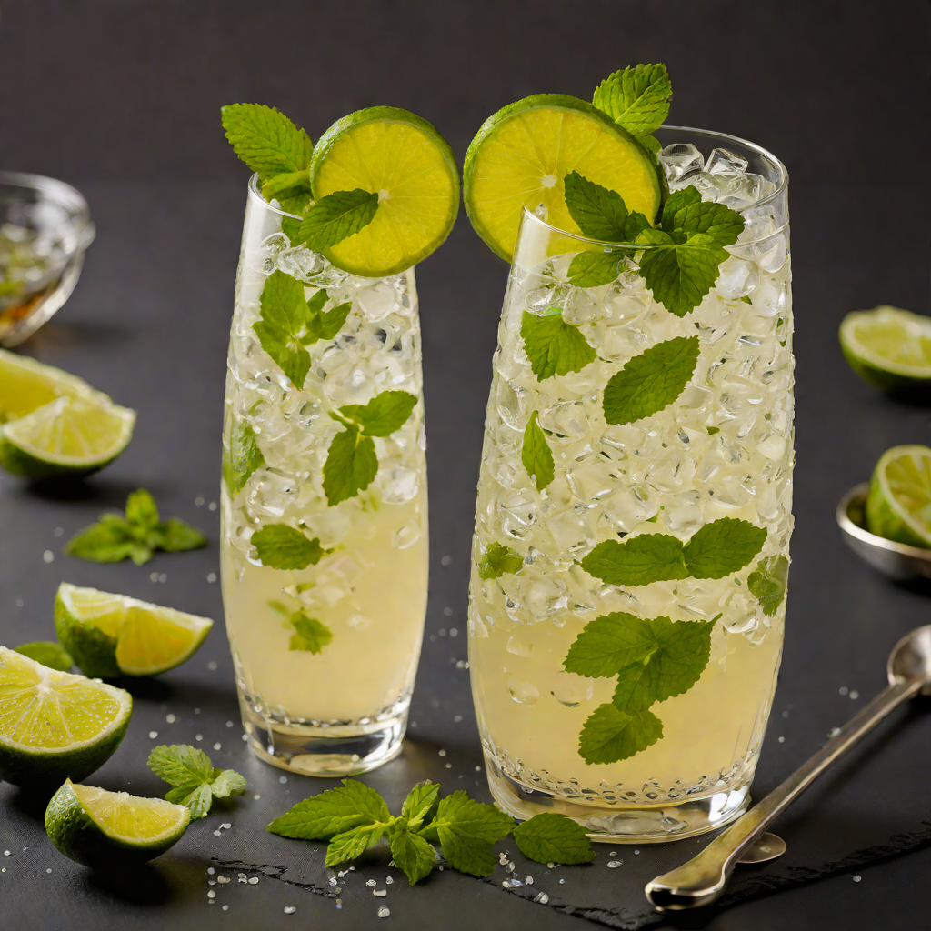 Ginger-Mint Lime Fizz