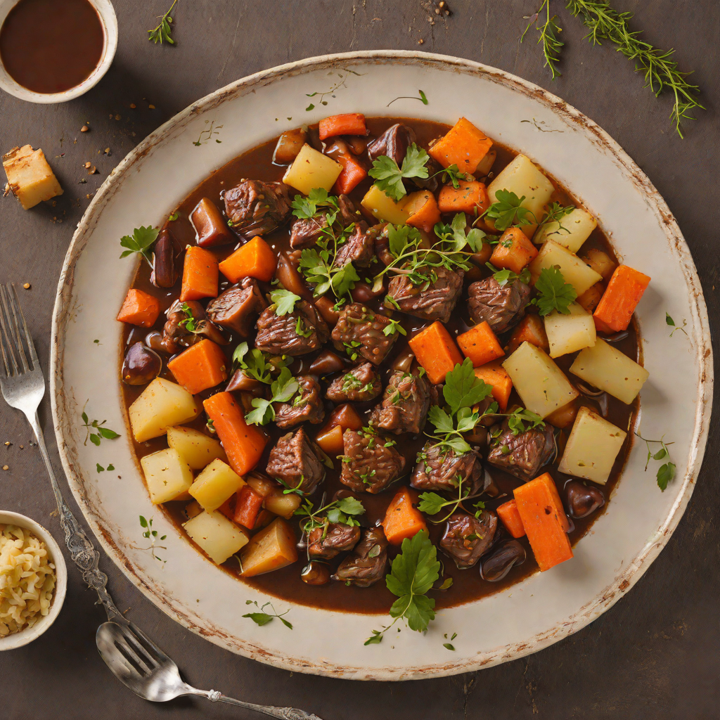 Venerable Beef Bourguignon with Root Vegetables
