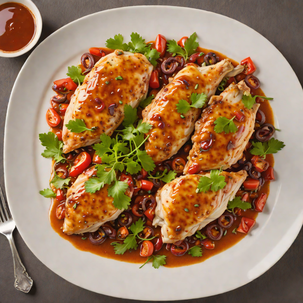 Pan-Seared Chicken with Southwest Chili Sauce