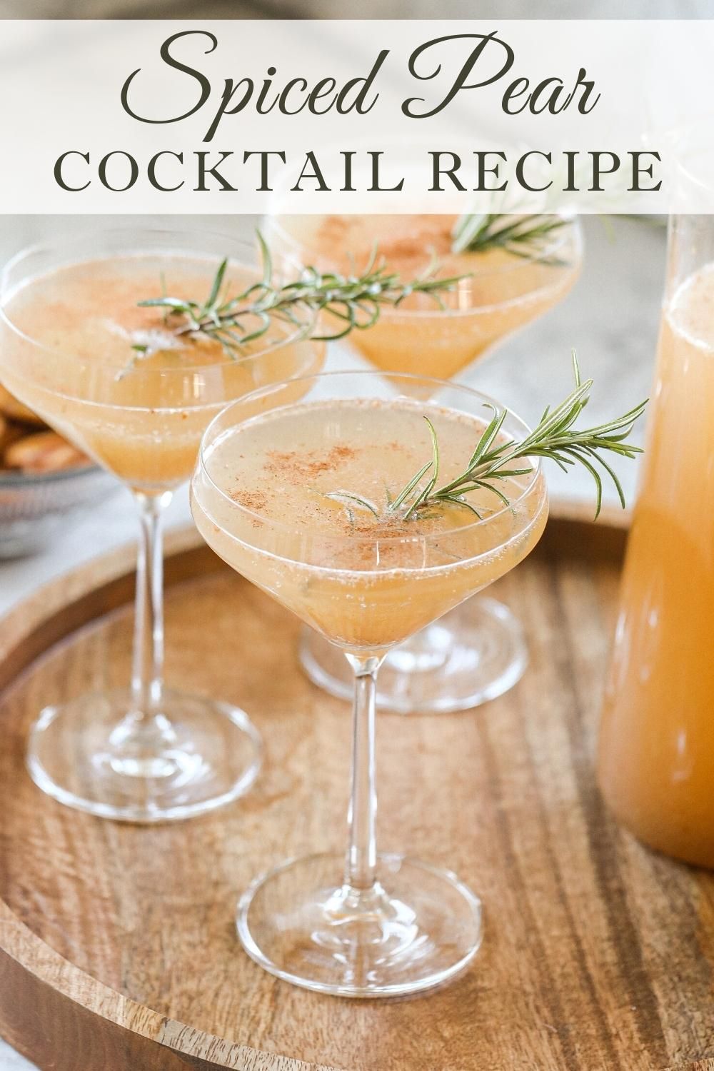 Spiced Asian Pear Martini