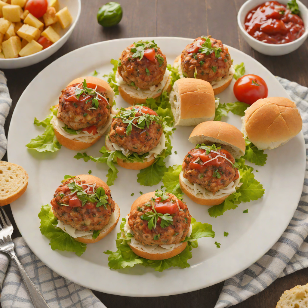 Kid-Friendly Mini Turkey Meatball Sandwiches with Hidden Veggies