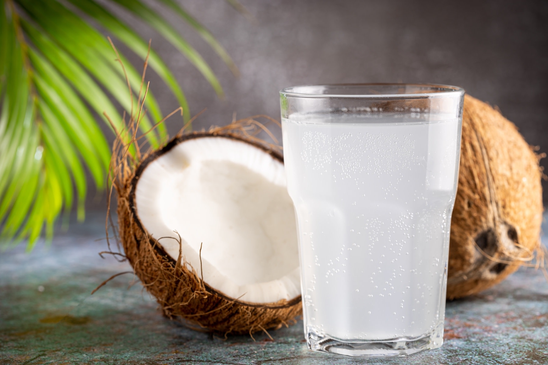 Coconut-Lime Sparkler with Mint and Ginger