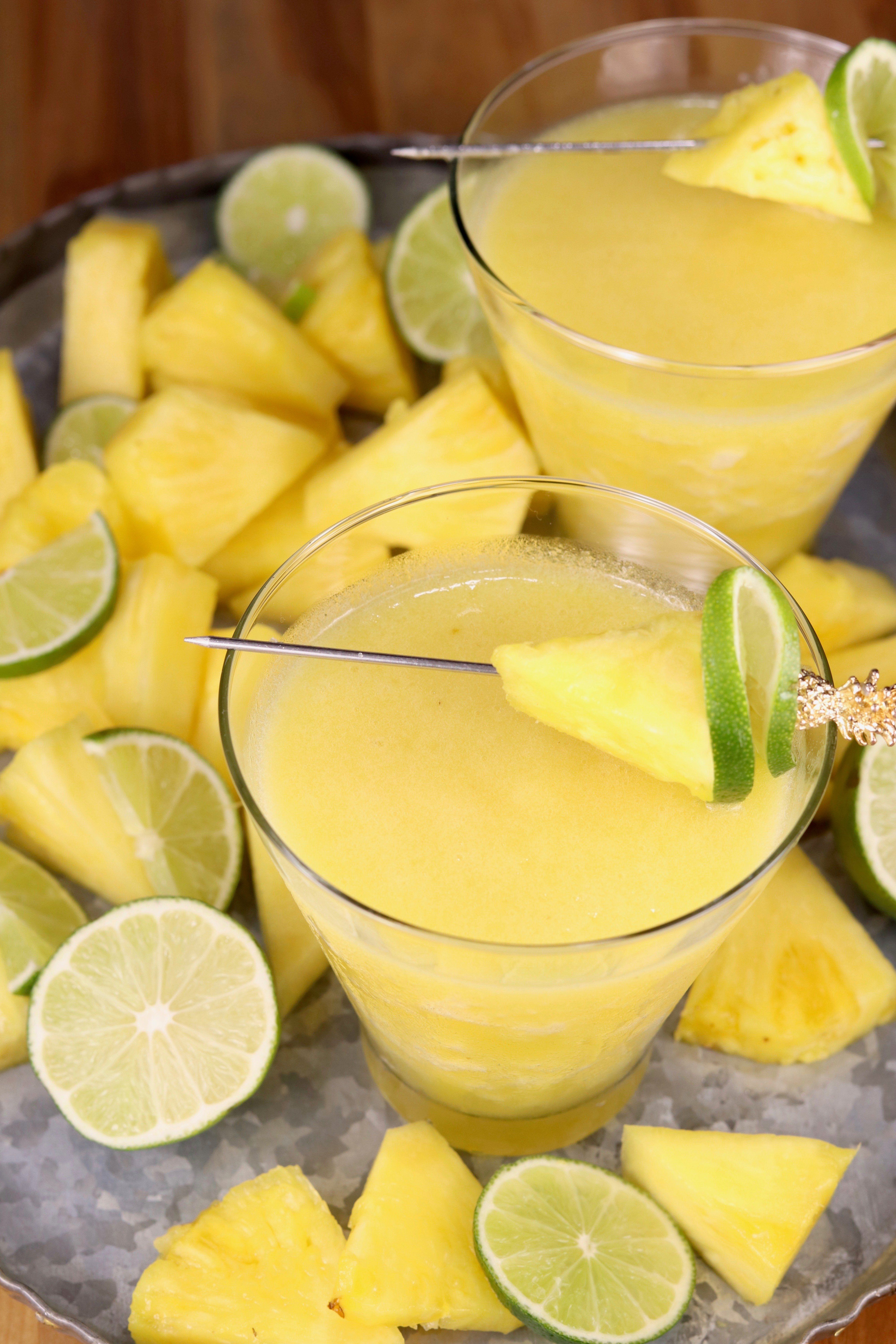 Pineapple-Mint Rum Daiquiri