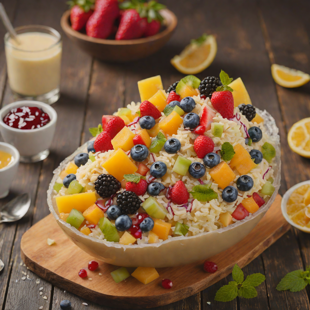 Halo-Halo Shaved Ice with Mixed Fruits and Creamy Leche Flan