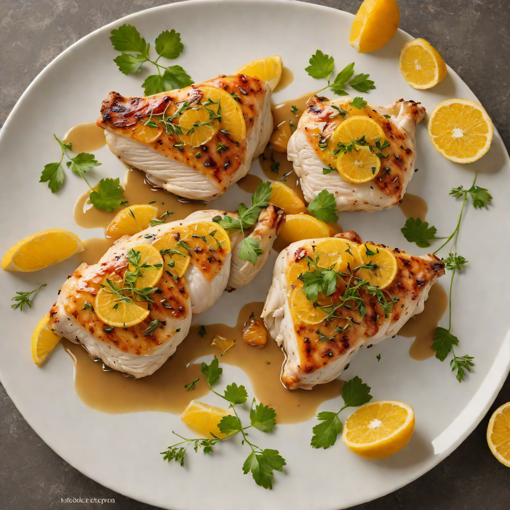 Pan-Seared Chicken with Citrus and Herb Glaze