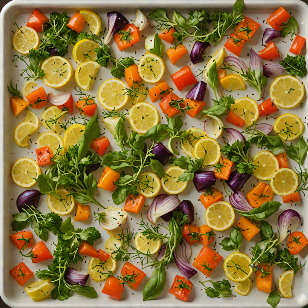 Sheet Pan Herbed Vegetables with Garlic and Lemon