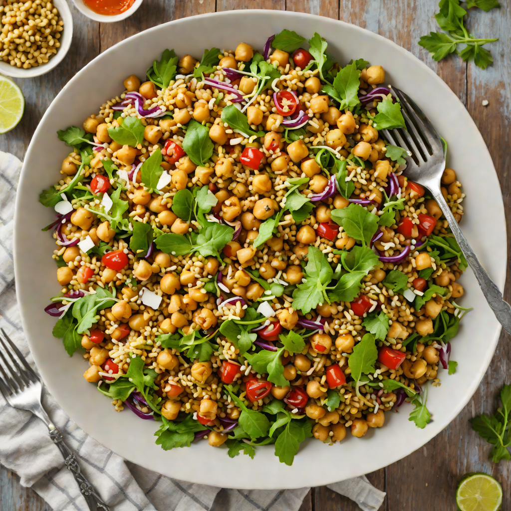 Spiced Chickpea and Quinoa Salad