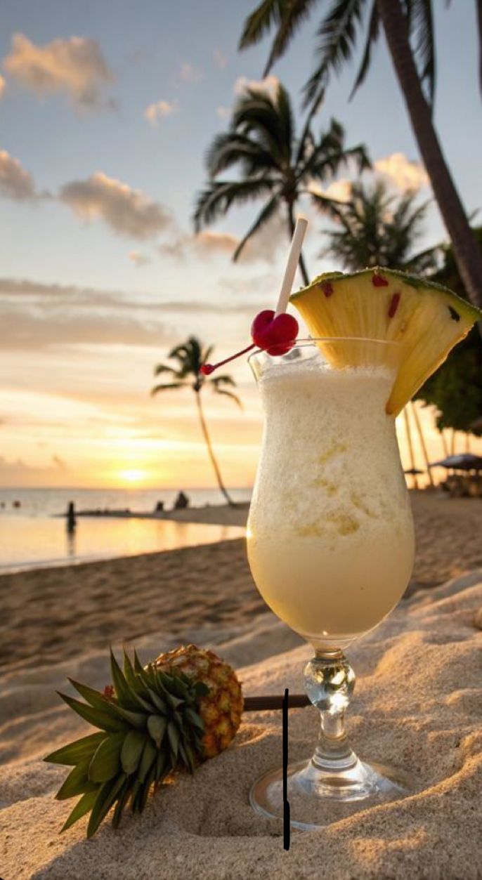 Tiki-Blended Pineapple Rum Frappe