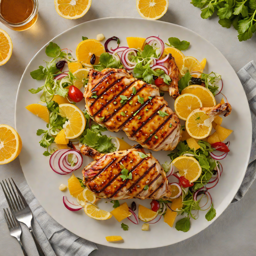 Parkside Honey-Glazed Grilled Chicken with Citrus Salad