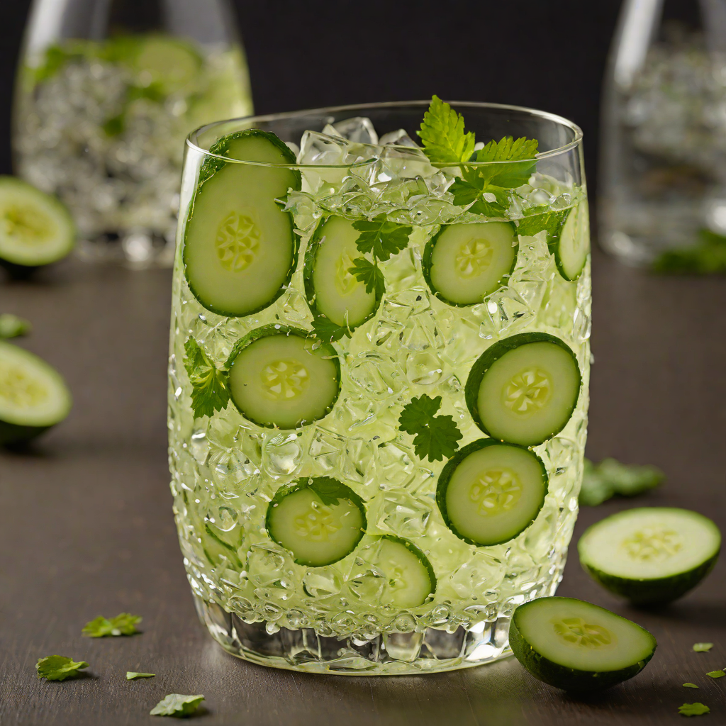 Refreshing Cucumber Gin Collins