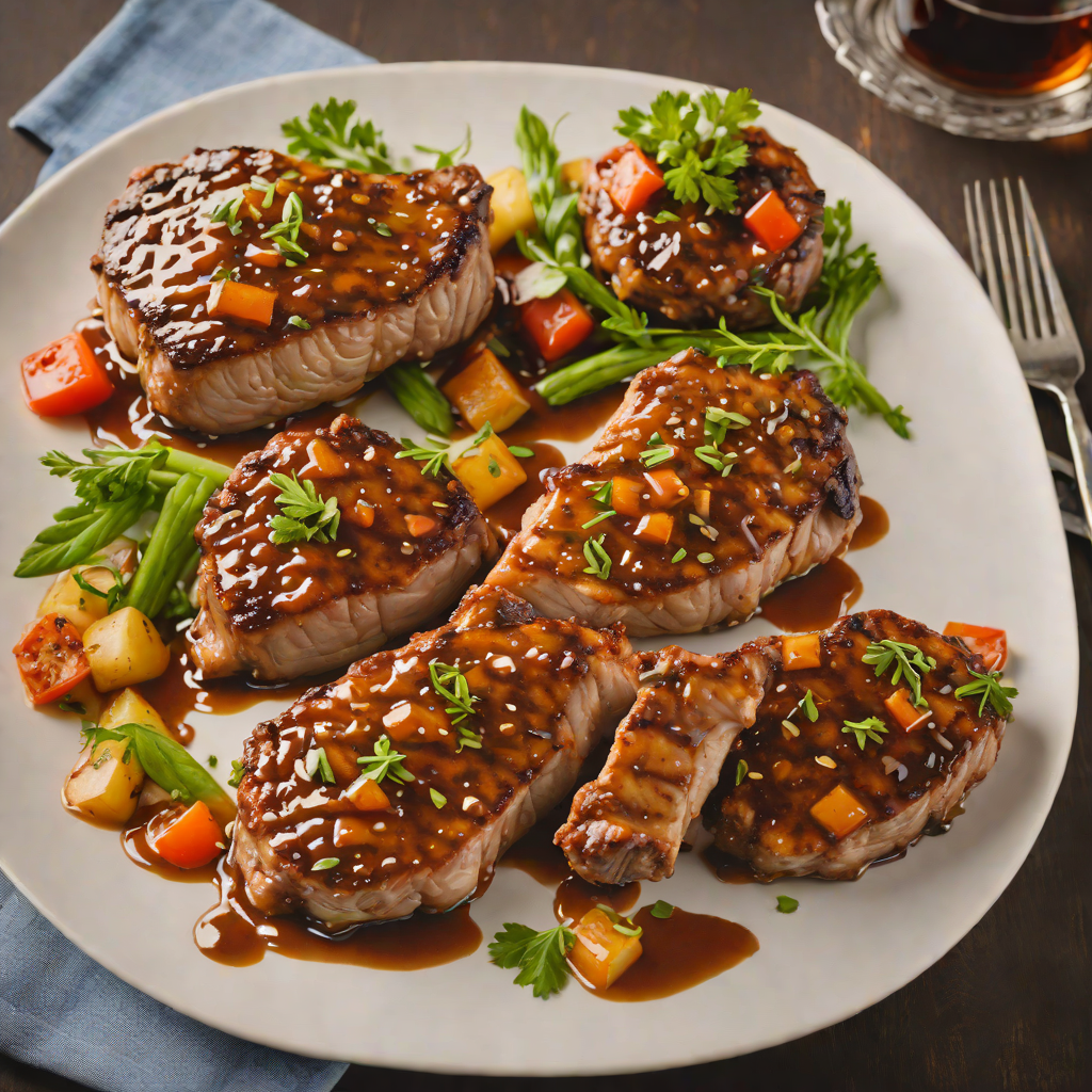 Historic Town-Inspired Kentucky Bourbon Glazed Pork Chops