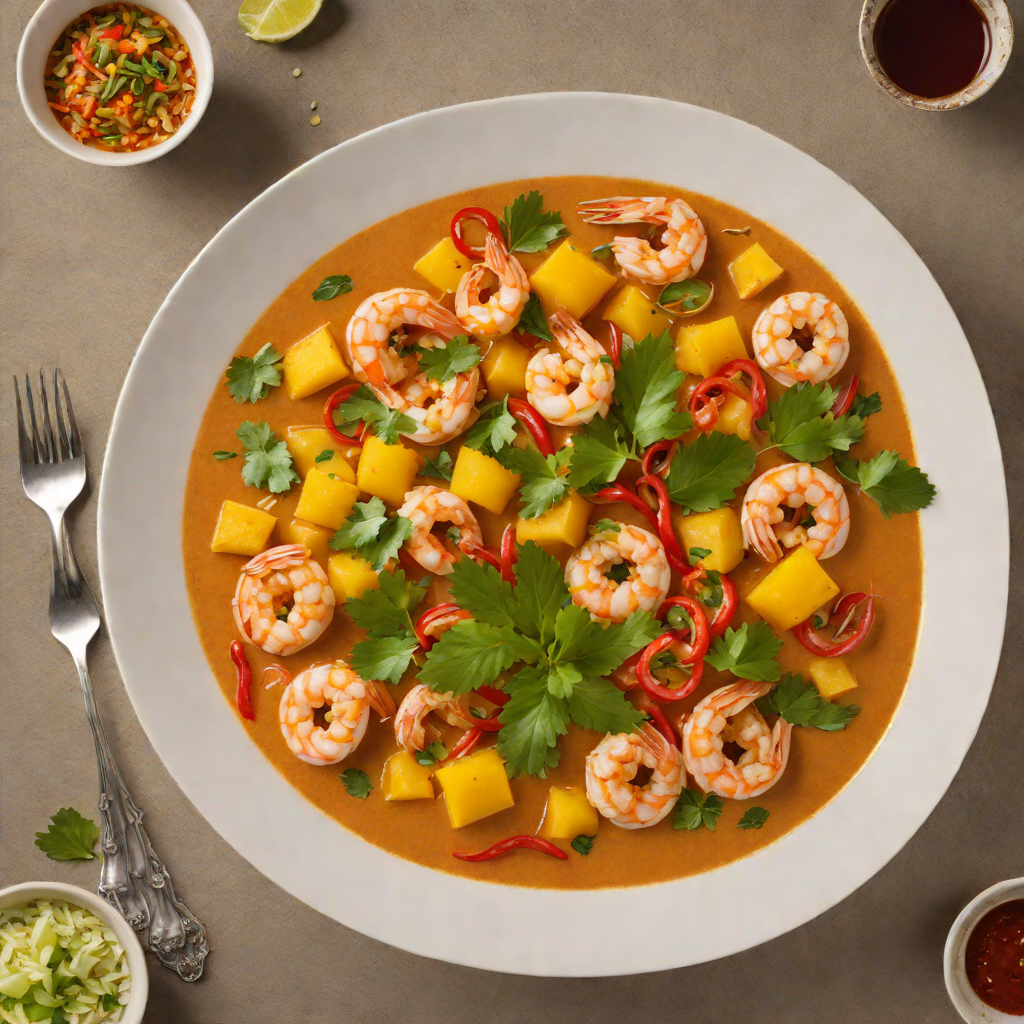 Slow-Simmered Southern Thai Red Curry with Shrimp and Pineapple