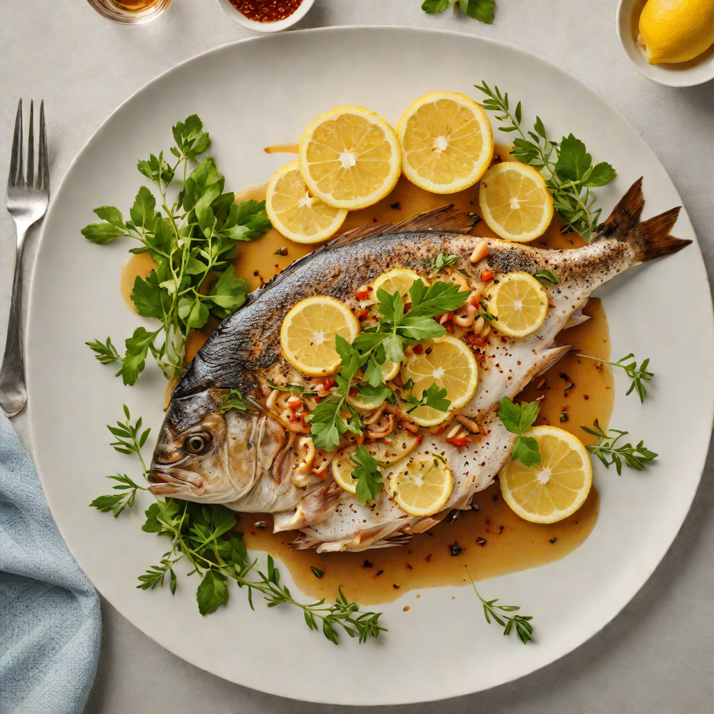 Barbecue Grilled Barramundi with Lemon Myrtle