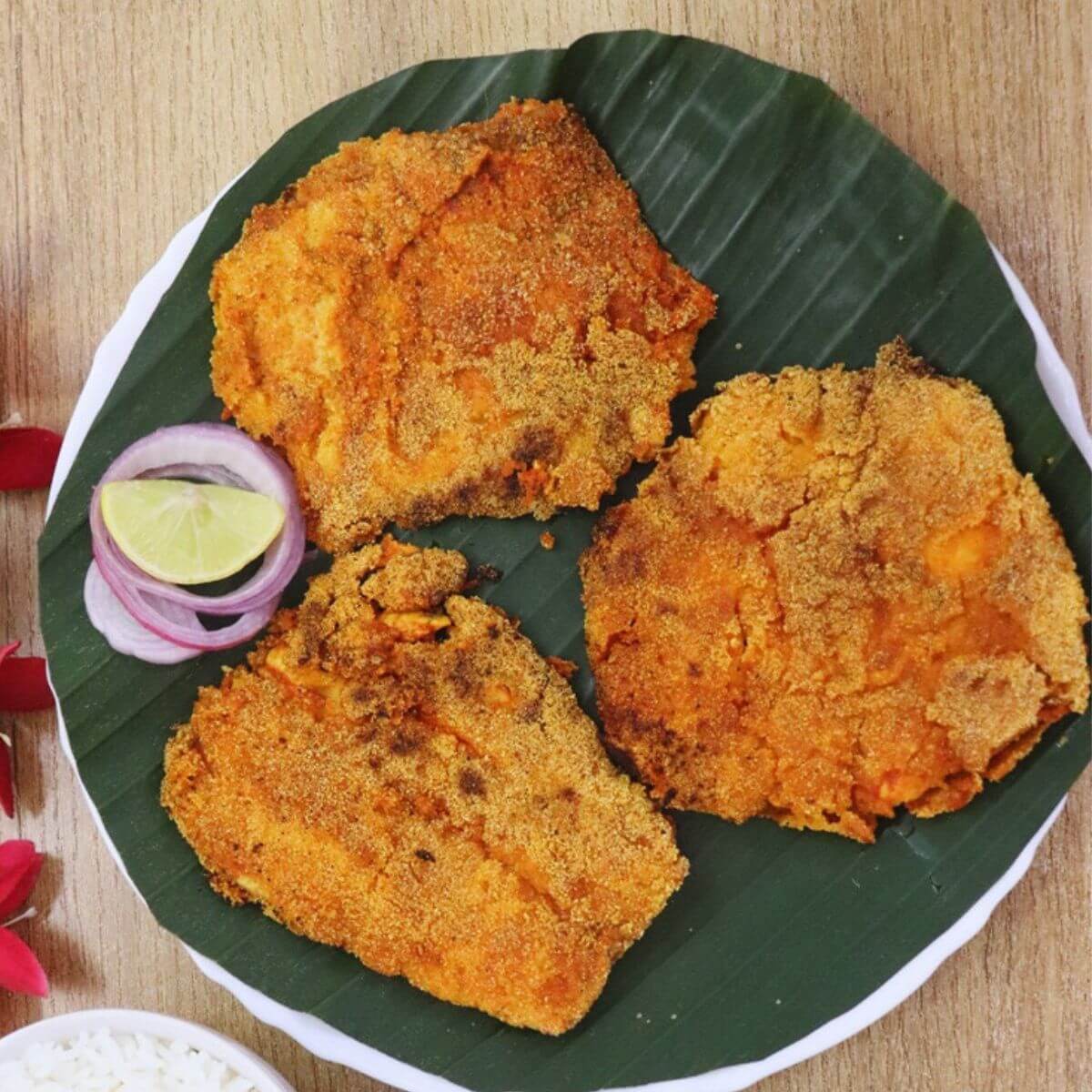 Pan-Fried Goan Fish Cutlets with Coconut and Green Chili