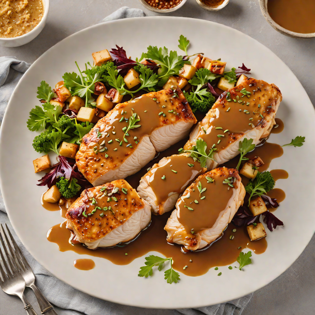 Pan-Seared Chicken with Maple-Dijon Glaze