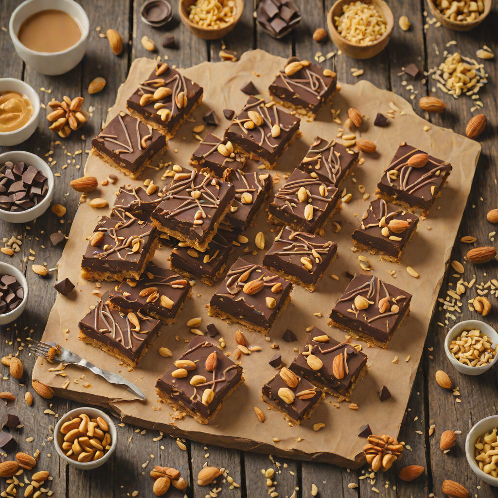 Whimsical No-Bake Chocolate Peanut Butter Bars