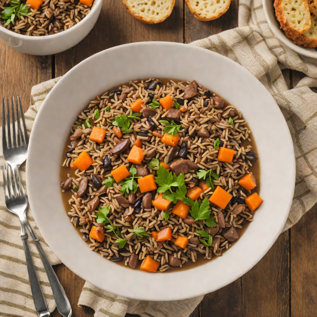 Slow Cooker Minnesota Wild Rice and Venison Stew