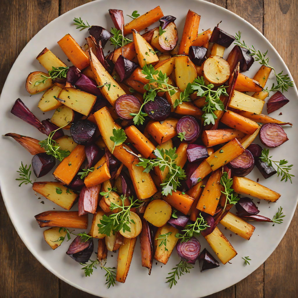 Maple-Glazed Roasted Root Vegetables