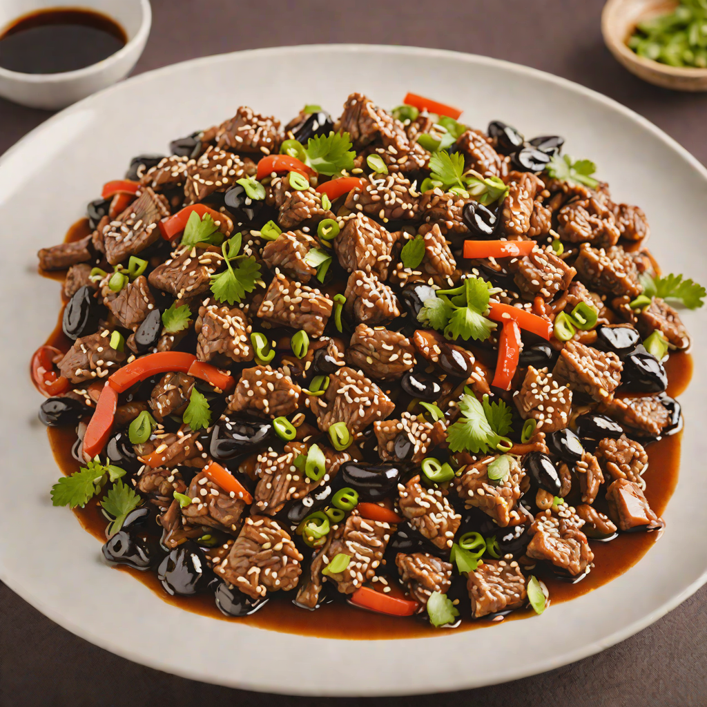 Stir-Fried Beef with Imbibed Black Bean Sauce