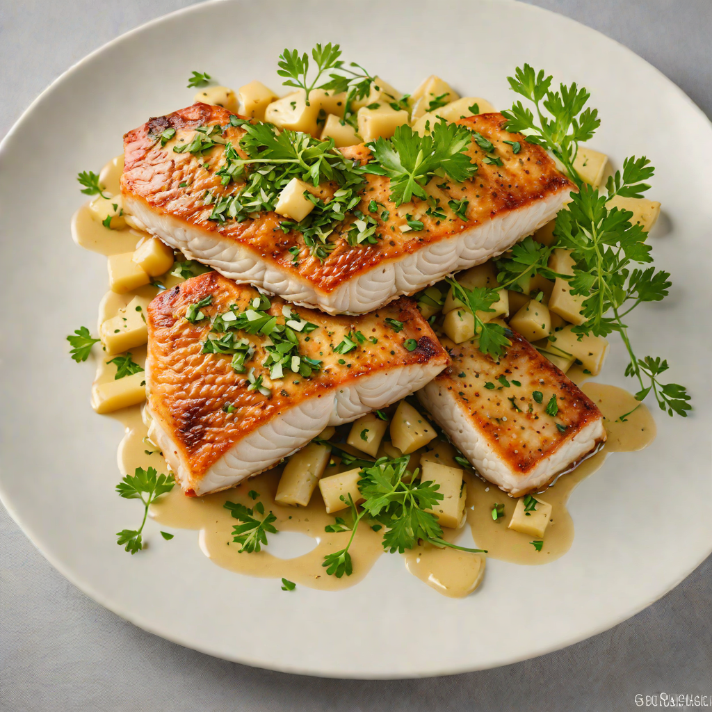 Pan-Seared Walleye with Garlic-Parsley Brown Butter