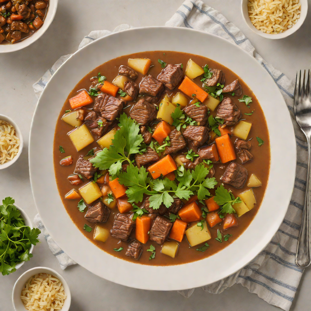One-Pot Spiced Beef and Root Vegetable Stew