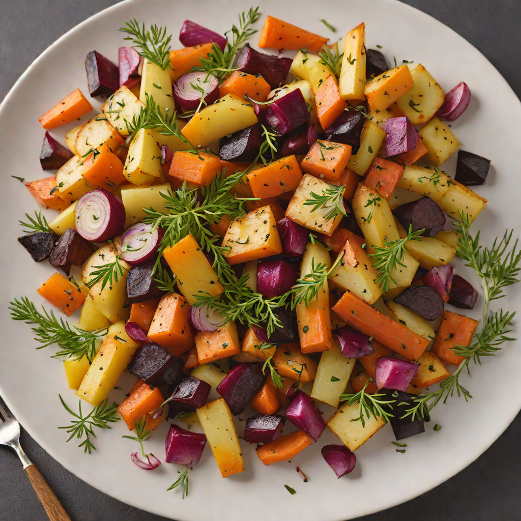 Honey-Herb Roasted Root Vegetable Medley