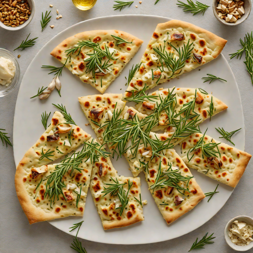 Stone-Baked Garlic and Rosemary Flatbread