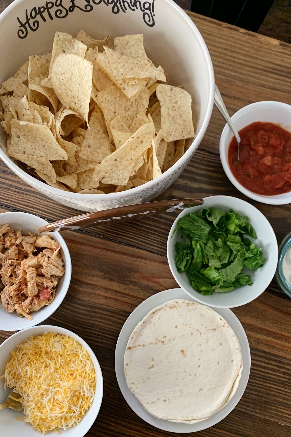 Super Bowl Loaded Nacho Bar