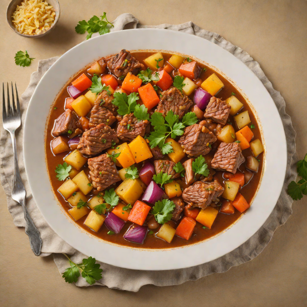 Spiced Dominican-Inspired Pork Stew with Root Vegetables