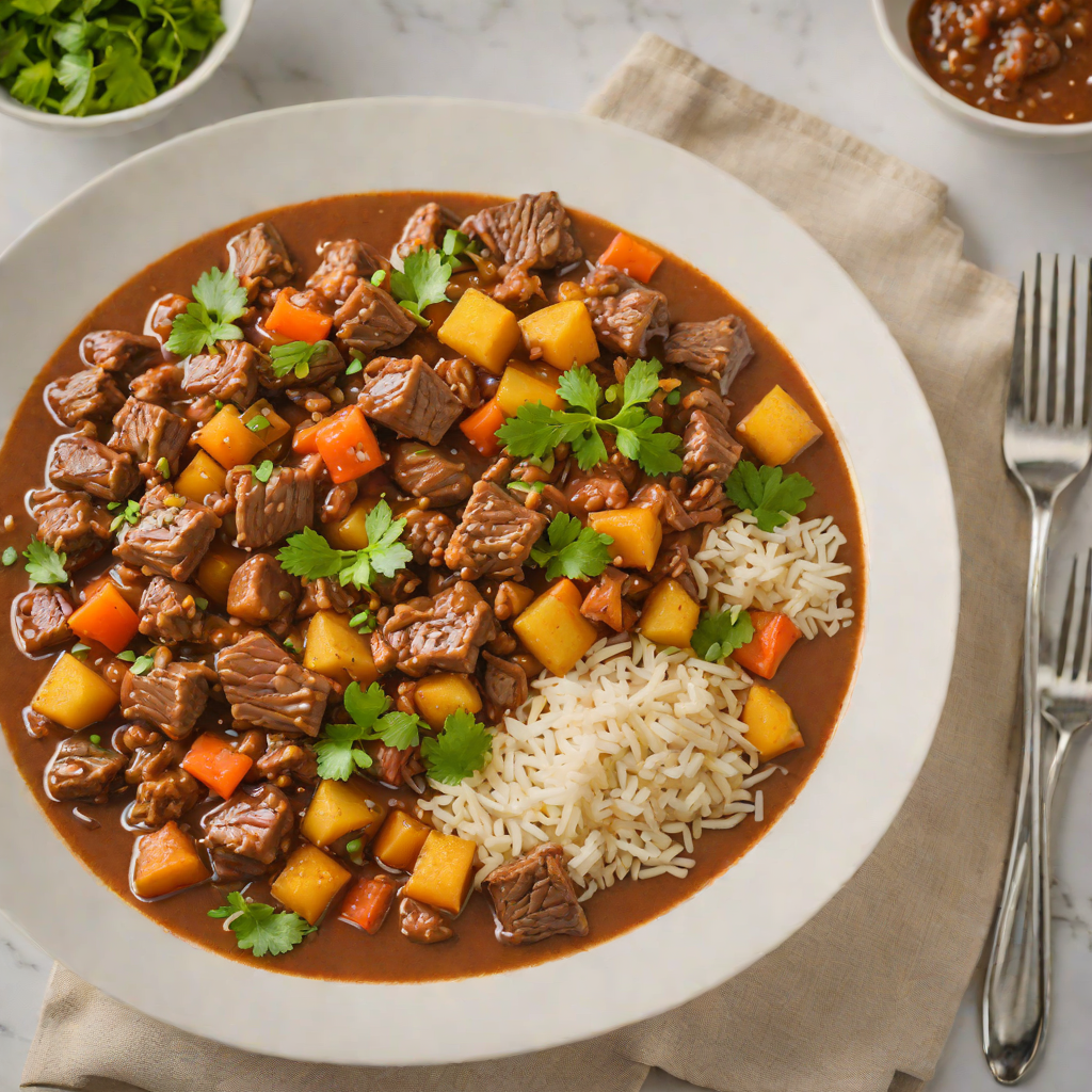 Slow Cooker Dominican-Inspired Beef Stew
