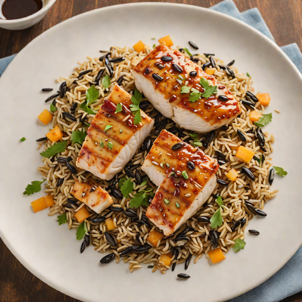 Sautéed Chicken with Minnesota Wild Rice and Maple Glaze