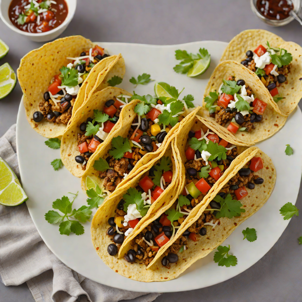 Roasted Caribbean Plantain and Black Bean Tacos