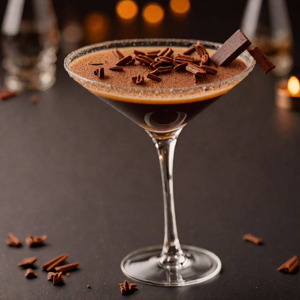 Smoked Chile Chocolate Espresso Martini