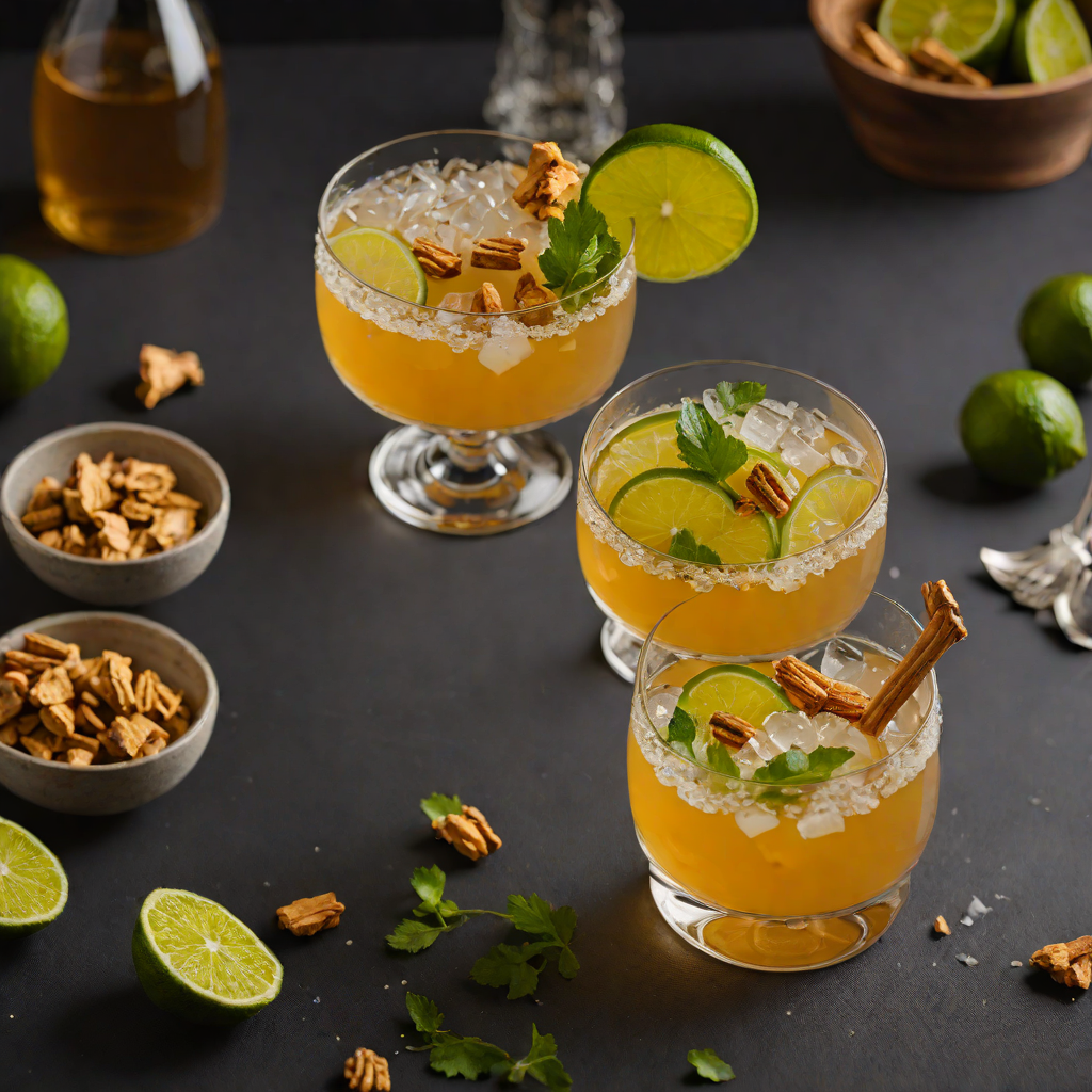 Ginger-Lime Spiced Whisky Sour