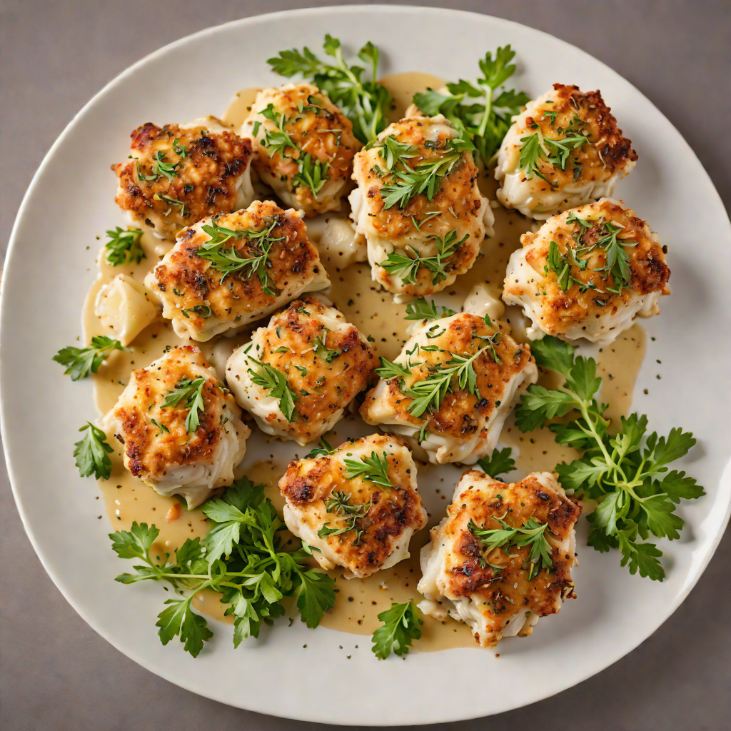 Baked Parmesan and Herb-Crusted Chicken Thighs