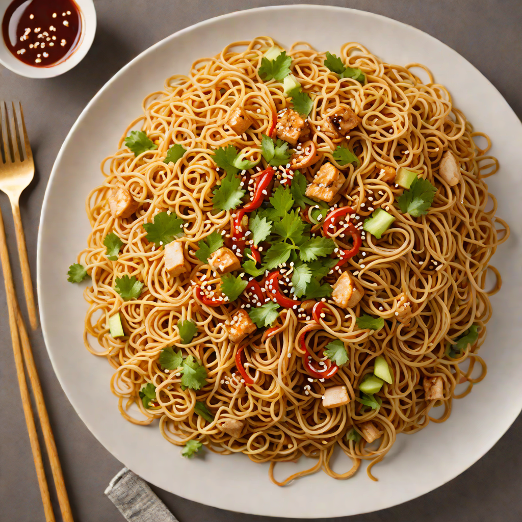 Sweet and Spicy Stir-Fried Noodles