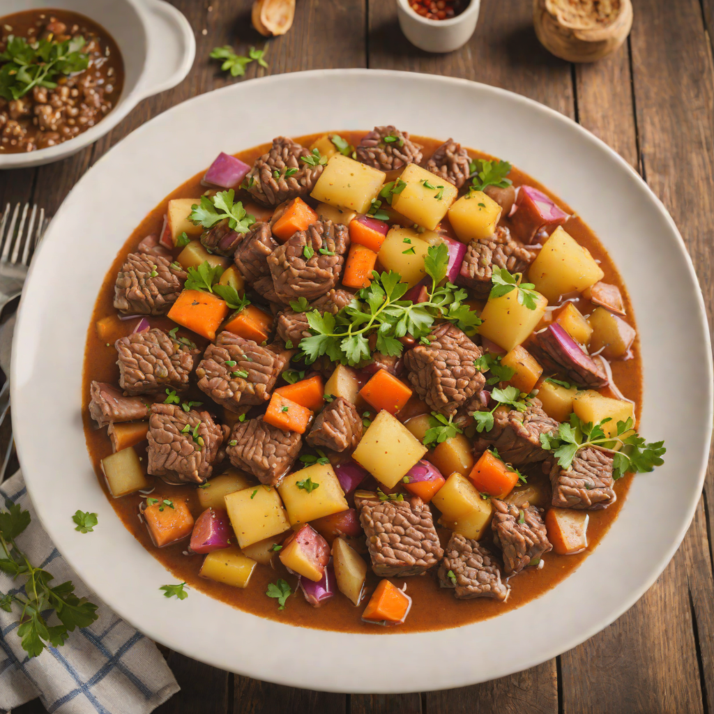 Paraguayan-Style Beef Stew with Root Vegetables