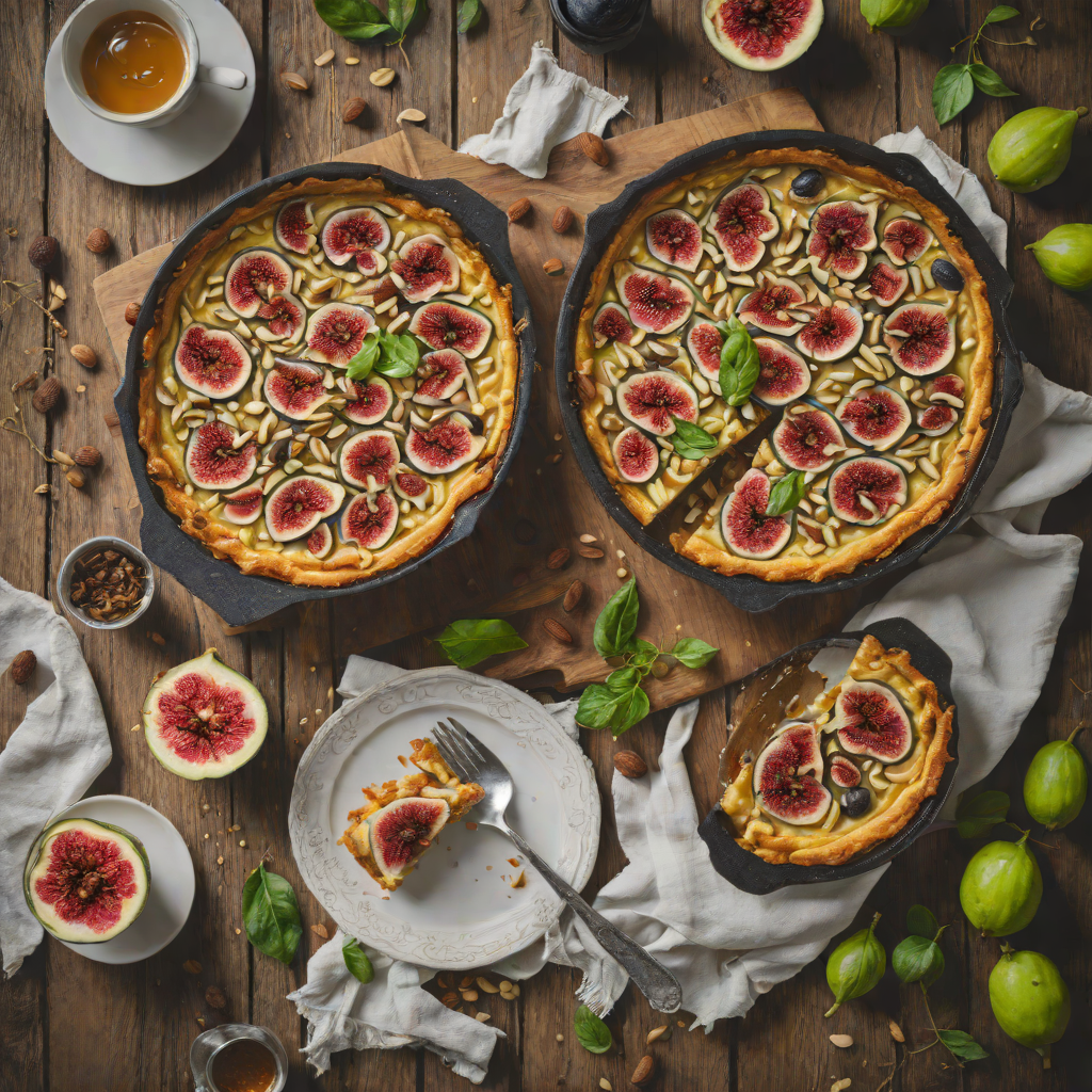 Honey-Roasted Fig and Almond Clafoutis