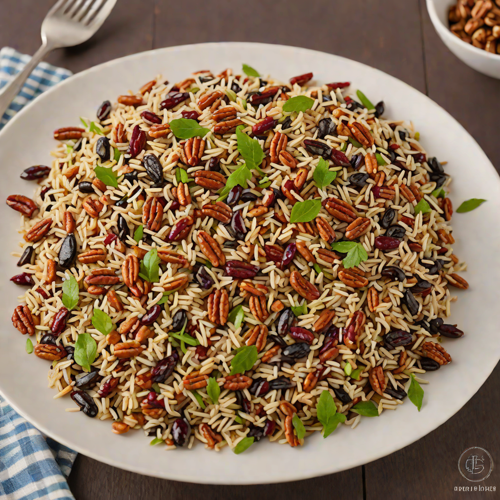 Sautéed Wild Rice Pilaf with Cranberries and Toasted Pecans