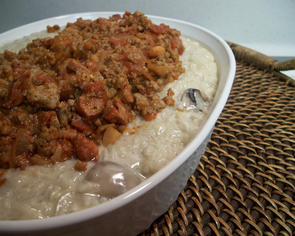 Smoked Sausage & Mushroom Risotto