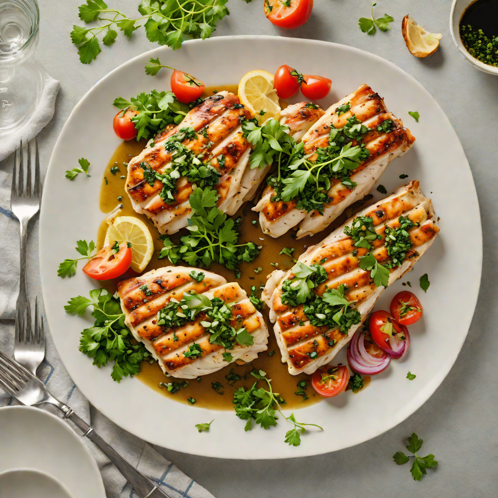 Pan-Seared Chicken with Garlic Herb Chimichurri