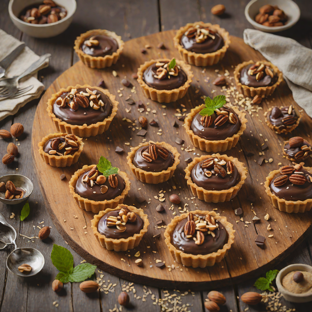 No-Bake Chocolate Hazelnut Tartlets