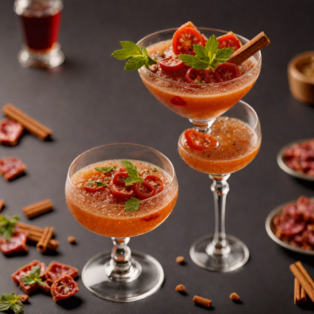 Shaken Cinnamon Pepperoni Spice Cocktail