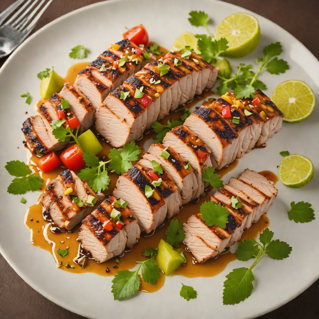 Grilled Caribbean-Style Mojo Pork Tenderloin