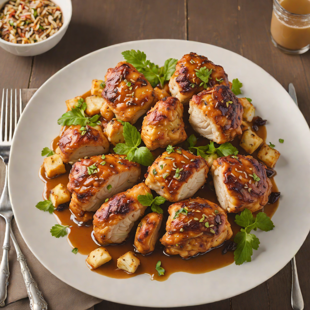 Pan-Seared Chicken with Spiced Cinnamon Monkey Bread