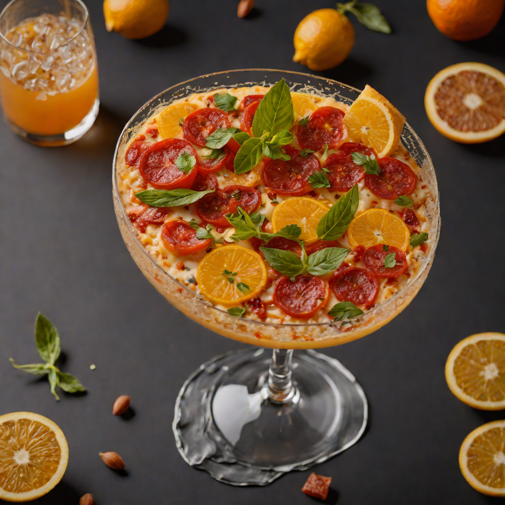 Citrus-Spiced Pepperoni Pizza Cocktail