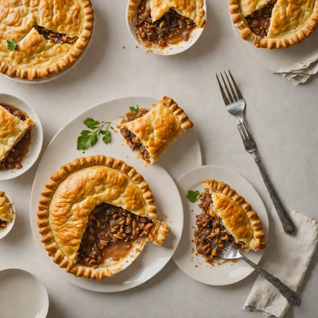 Slow-Baked Aussie Meat Pie with Flaky Pastry